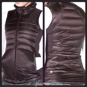 Lululemon Down For A Run Puffer Vest II Black Cherry Sz.4